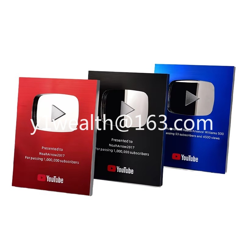맞춤형 플레이 버튼 실버 골드 알루미늄 합금 친환경 스 - Esports Gaming Trophy 리뷰 및 가격