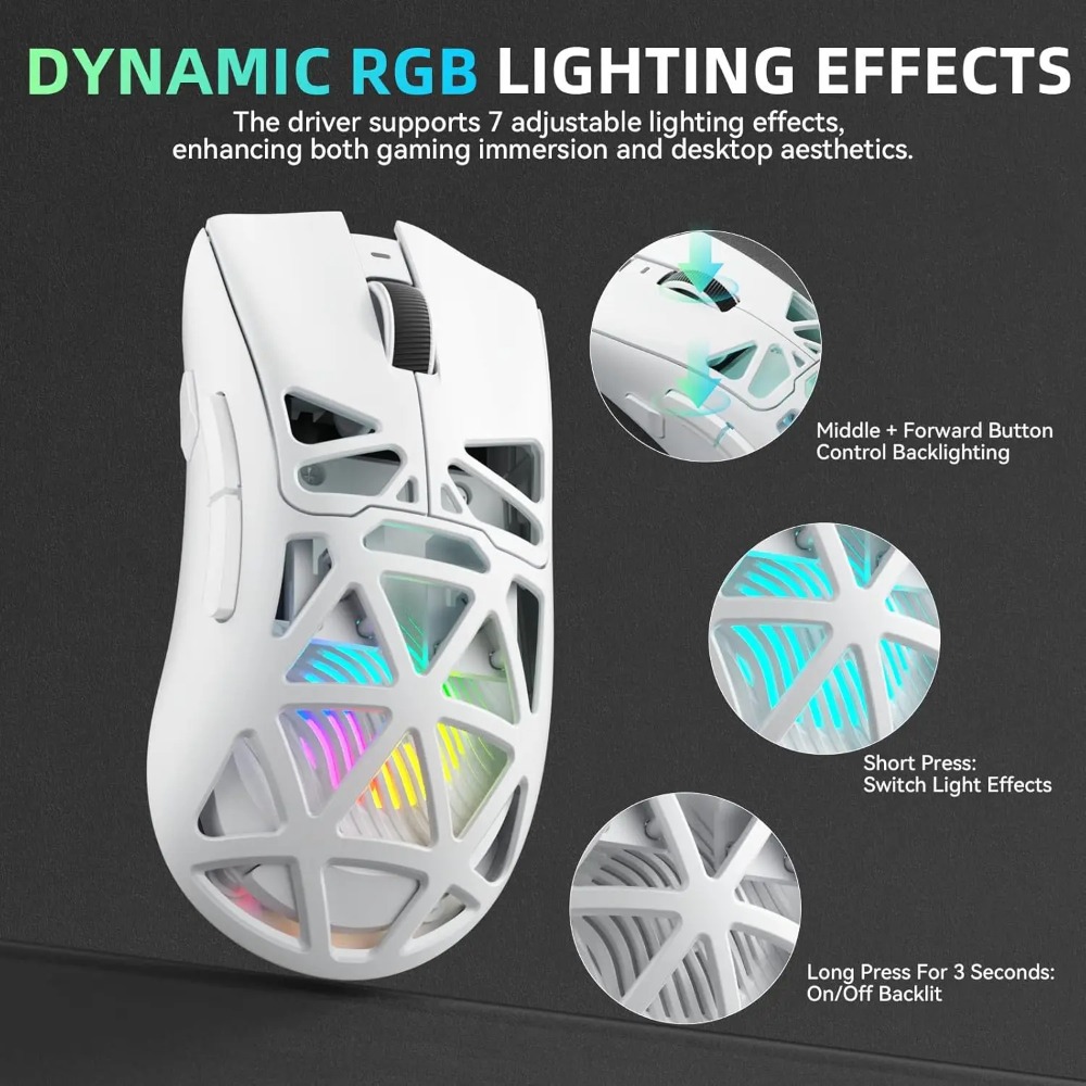 AULA SC620 게이밍 마우스 유선/블루투스/2.4 - Esports Gaming Mouse Weight Adjustable 리뷰 및 가격